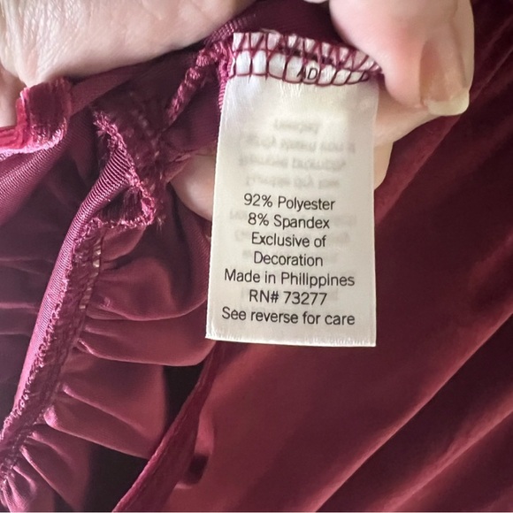 NWT LC Lauren Conrad - Long Sleeve Smocked Mini Dress - Size Medium - Picture 8 of 9